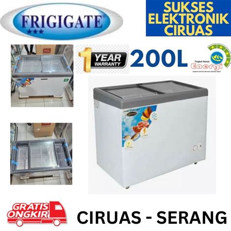 Jual CHEST FREEZER SLIDING FRIGIGATE 200 LITER F 210SDF LV FREEZER