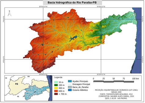 Bacia Hidrogr Fica Do Rio Para Ba Pb