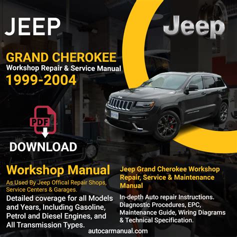 Jeep Grand Cherokee Workshop Repair Service Maintenance Manual