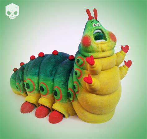 STL File HEIMLICH A BUG S LIFE Flexi Sworm 3D Print Design To