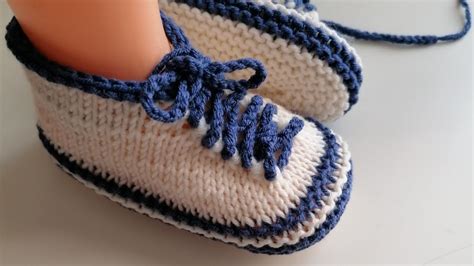 Babyschuhe Sportschuhe Stricken Monate Youtube