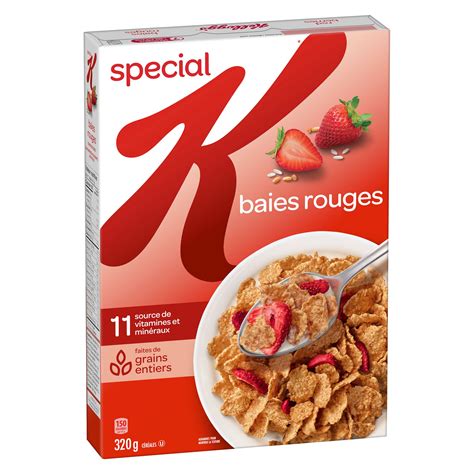 Céréales Special K Baies rouges SmartLabel