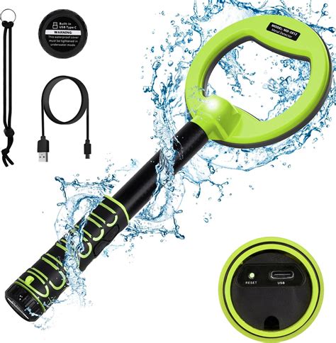 Amazon Fully Waterproof Handheld Metal Detector LCD Display