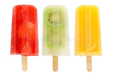 Fruit Popsicles Stock Photo Image Of Dessert Orange 20958198