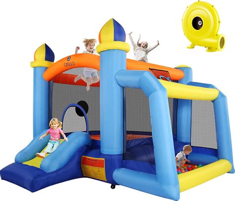 Inflatable Bounce House For Kids 6 In 1 Large Castle