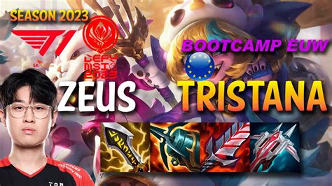 T Zeus Tristana Vs Sion Top Bootcamp Euw Ranked Msi Youtube