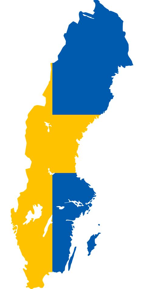 Swedenflagmapcountryeurope Free Image From