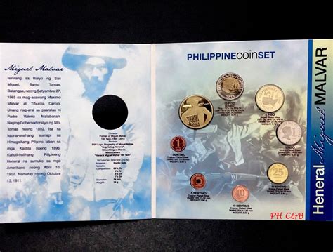 2015 Heneral Miguel Malvar Philippine Coin Set Hobbies Toys