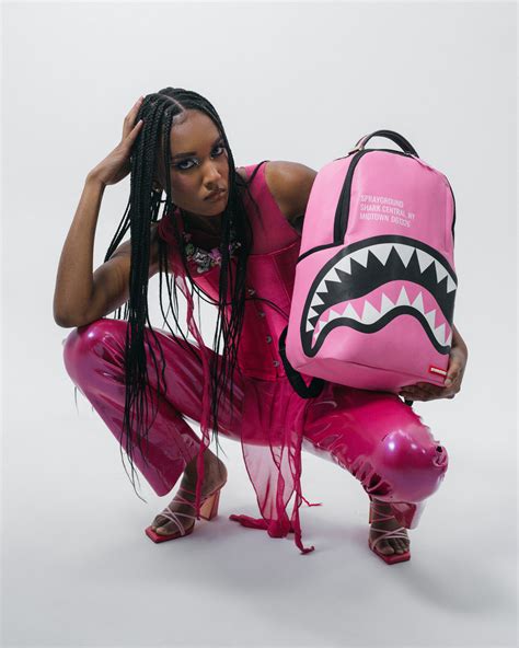 Shark Central Pink Backpack Dlxv Sprayground®