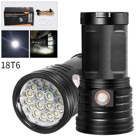 X Xml T Led Super Bright Torch Flash Lamp Flashlight With Usb And