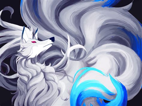 Shiny Ninetales by Miguel Molero on Dribbble