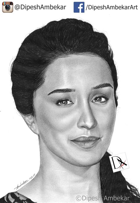 Shraddha Kapoor Sketch by DipeshArt on DeviantArt