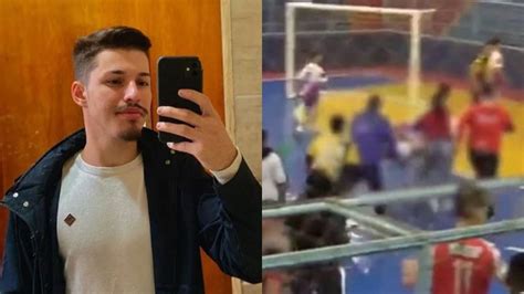 VÍDEO jogador tem mal súbito e morre durante partida de futsal