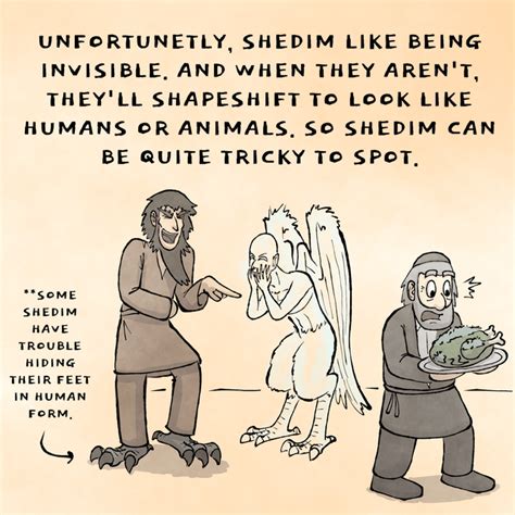 Bite Sized Bestiary Shedim Jewish Mythology Rwebtoons