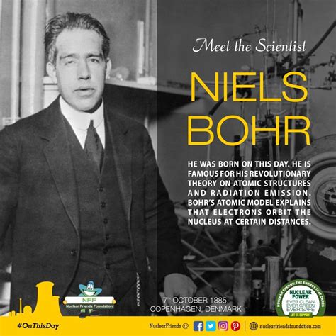 OnThisDay Meet The Scientist Niels Bohr He Was Born On This Day He