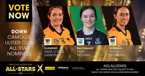 Down Camogie All Star Nominees Gaelic Life