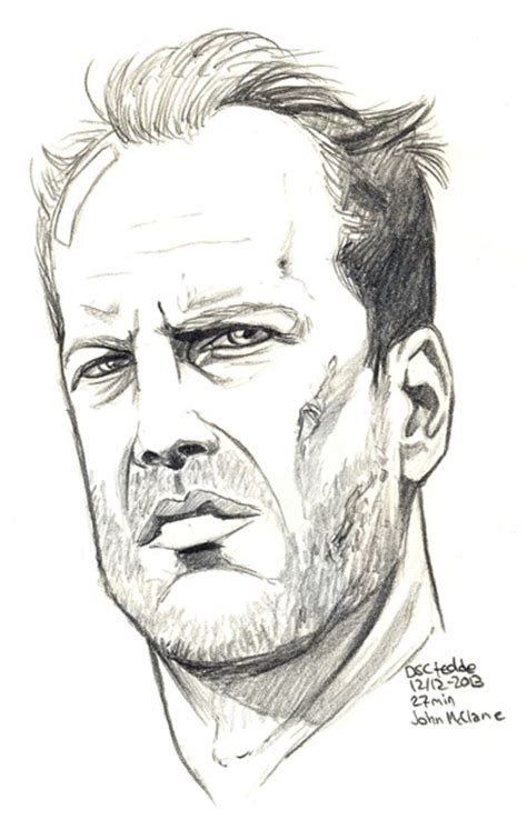 Daily Sketches John McClane by fedde on DeviantArt