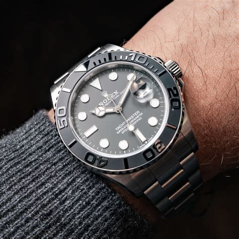 Hands On Debut Rolex Yacht Master 42 In Titanium Rlx Watchtime Usa