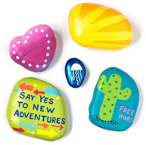 19 Easy Rock Painting Ideas Anyone Can Make | Carla Schauer Designs