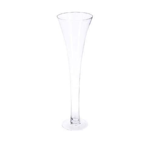 Vase Conique En Verre 80cm Transparent Paris Prix