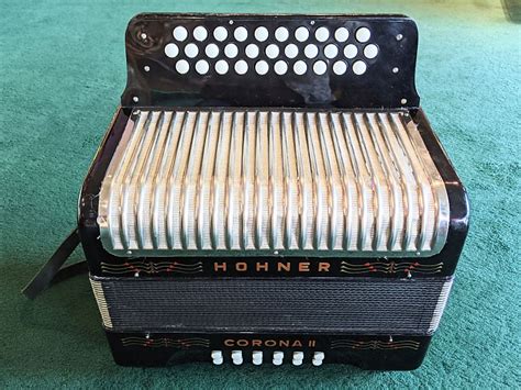 Hohner Corona Ii 1950 1960s Black Reverb