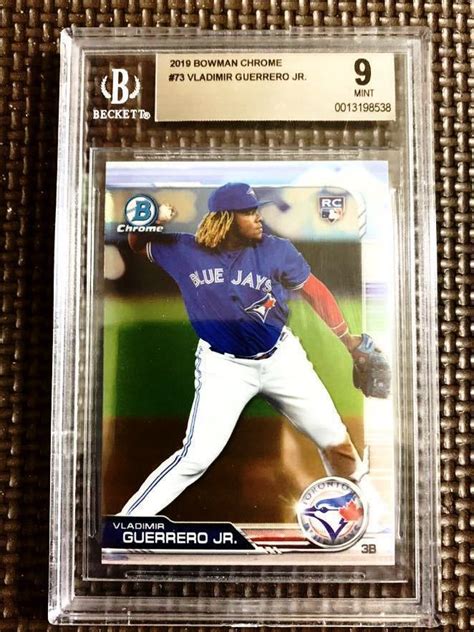 Vladimir Guerrero JR RC 2019 bowman chrome 73 BGS鑑定9 ウラジミール ゲレーロJR