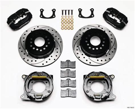 1964 1973 Mustang Wilwood Rear Disc Brake Kit Slotted