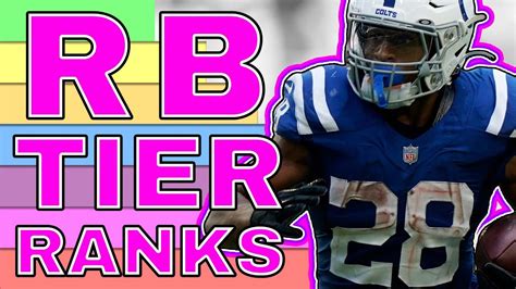 Week Running Back Tier Rankings Fantasy Football Youtube