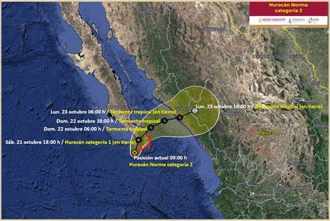 Huracán Norma Toca Tierra En Baja California Sur Unotv