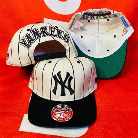 Bheads Pinstripe Ny Snapback Cap Vintage Lazada Ph