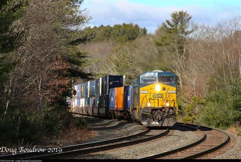 CSXT 5454 CSX Transportation (CSXT) GE ES40DC at Spencer, Massachusetts ...