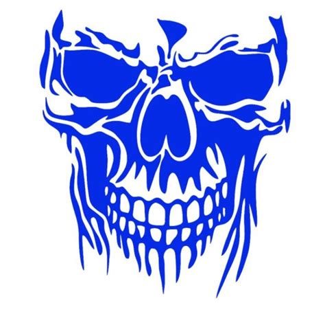 Skull Decal Horrific Skeleton Vinyl Car Hood Window Stickers Etsy