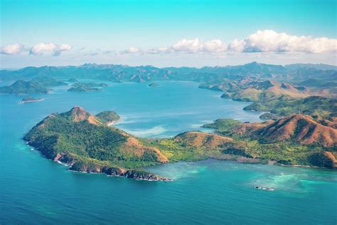 Aerial View Of Busuanga Island, Philippines Photograph by Cavan Images ...