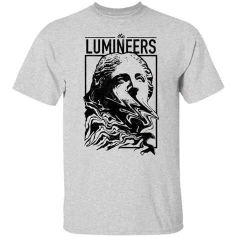 The Lumineers Merch Distorted Face Tee - Spoias