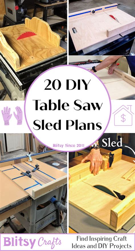 Diy Table Saw Sled For Beginners Blitsy