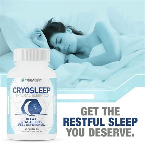 Cryosleep Natural Sleep Aid 60 Capsules Terraform Nutrition