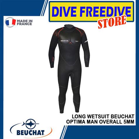 Jual Long Wetsuit Beuchat Optima Men Overall 5mm Baju Selam Panjang