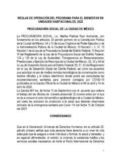 REGLAS DE OPERACIÓN DEL PROGRAMA PARA EL preview reglas de operaci