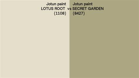 Jotun Paint LOTUS ROOT Vs SECRET GARDEN Side By Side Comparison