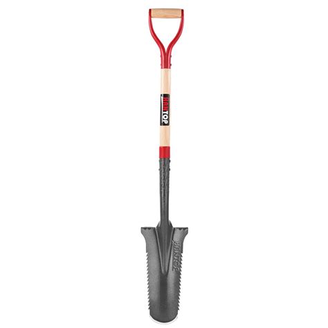 Hantop Digging Spade Shovel Drain Spade Square Point