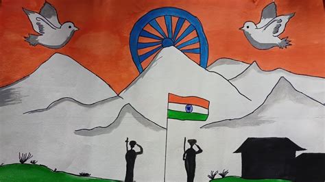 Har Ghar Tiranga Drawing Ideas Ghar Ghar Tiranga Drawing Idea Easy