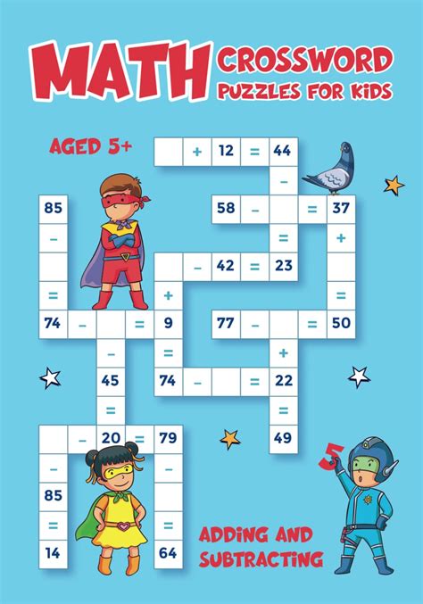 Math Crossword Puzzles For Kids Math Criss Cross Adding And