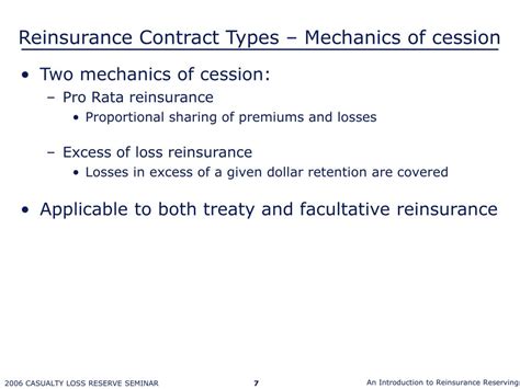 Ppt Introduction To Reinsurance Reserving Powerpoint Presentation