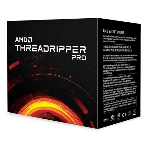 Amd Ryzen Threadripper Pro Wx Ghz Max Wof