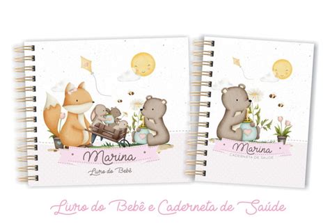 Livro Do Beb E Caderneta De Sa De Jardim Dos Animais Elo