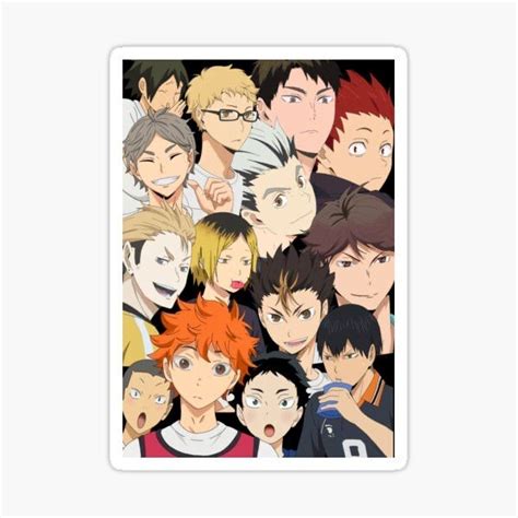 Haikyuu Sticker Cute Stickers Anime Printables Anime Stickers