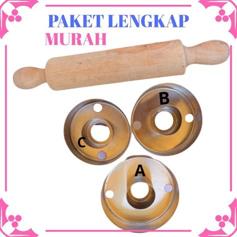 Jual Paket Lengkap Cetakan Donat A B C Dan Rolling Kayu Shopee Indonesia