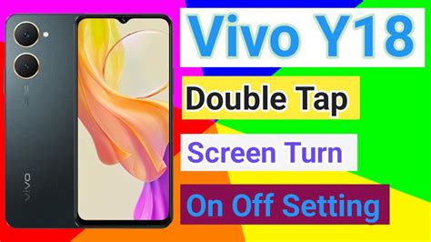 Vivo Y Double Tap On Off Screen Kaise Kare How To Double Tap To