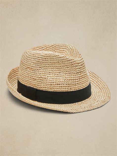 Straw Fedora Banana Republic