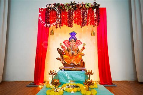 Details 67 Ganapati Decoration Flowers Super Hot Vn